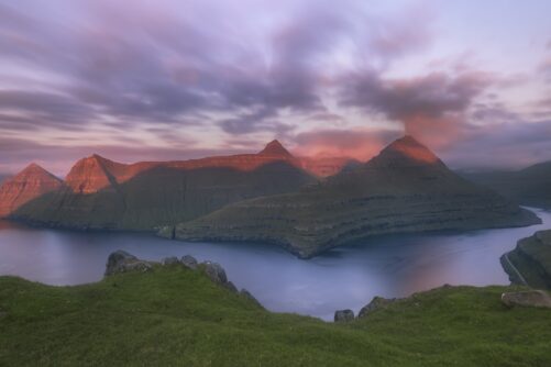 Fjord in Faroe Islands