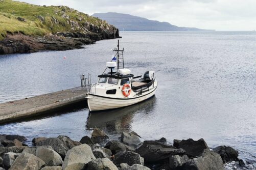 Boat in the Faroe Islands
